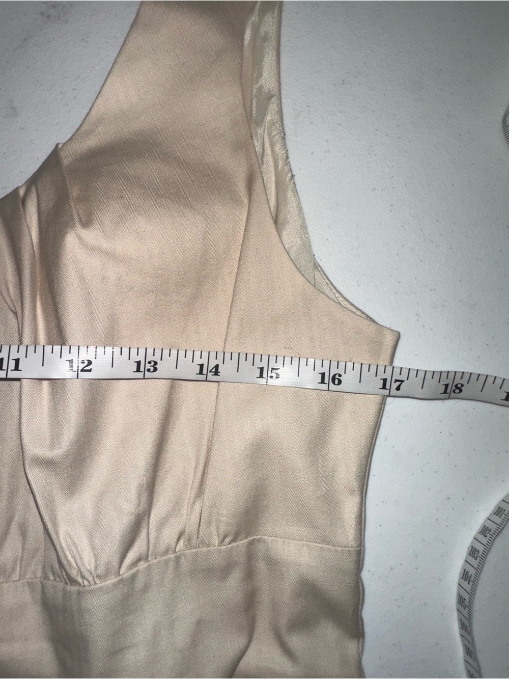 J Crew Ivory Cotton Dress, lined & has pockets! Brand NEW! Size 10 NWT $108 - Picture 7 of 9